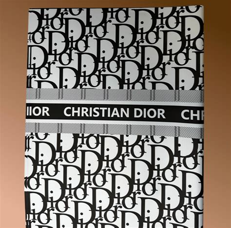 black dior wrapping paper|Black Dior Flower Paper .